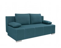 Pohovka s rozkladom a úložným priestorom Street IV Lux - tyrkysová