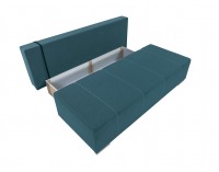 Pohovka s rozkladom a úložným priestorom Street IV Lux - tyrkysová