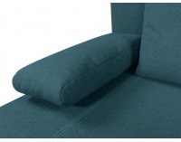 Pohovka s rozkladom a úložným priestorom Street IV Lux - tyrkysová