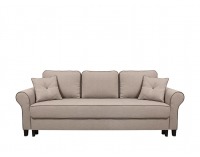 Pohovka s rozkladom a úložným priestorom Vienna Lux - hnedá / wenge