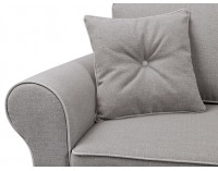 Pohovka s rozkladom a úložným priestorom Vienna Lux - sivá / prírodná