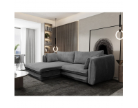 Rohová sedačka s rozkladom a úložným priestorom Buster Roh L - sivá