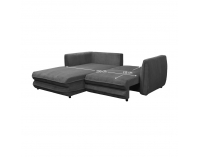 Rohová sedačka s rozkladom a úložným priestorom Buster Roh L - sivá