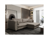 Rohová sedačka s rozkladom a úložným priestorom Buster Roh P - béžovosivá