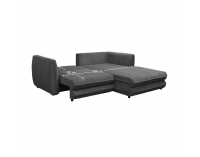 Rohová sedačka s rozkladom a úložným priestorom Buster Roh P - sivá