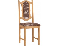 Jedálenská stolička C - jelša / šenil safari