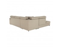 Rohová sedačka s rozkladom a úložným priestorom Caila R L - béžová