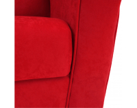 Kreslo (ušiak) Charlot - červená