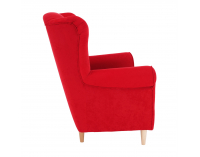 Kreslo (ušiak) Charlot - červená
