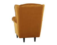 Kreslo (ušiak) Charlot - horčicová