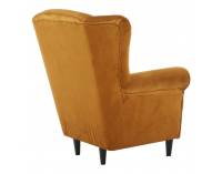 Kreslo (ušiak) Charlot - horčicová