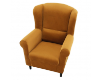 Kreslo (ušiak) Charlot - horčicová