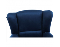 Kreslo (ušiak) Charlot - modrá