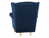 Kreslo (ušiak) Charlot - modrá