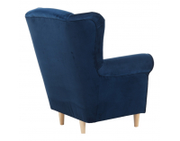 Kreslo (ušiak) Charlot - modrá