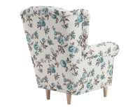 Kreslo (ušiak) Charlot - rose 14