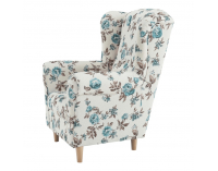 Kreslo (ušiak) Charlot - rose 14