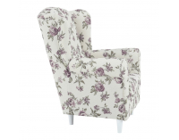 Kreslo (ušiak) Charlot - rose 18