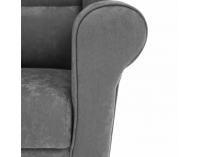 Kreslo (ušiak) Charlot - sivá