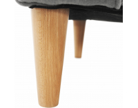 Kreslo (ušiak) Charlot - sivá