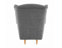 Kreslo (ušiak) Charlot - sivá