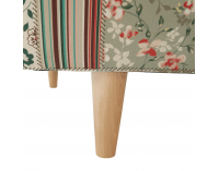 Kreslo (ušiak) Charlot - vzor patchwork Viorica 1