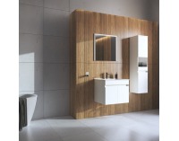 Kúpeľňová skrinka pod umývadlo Choice 60 - biela / dub artisan