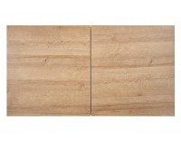 Konferenčný stolík s úložným priestorom Clara - dub zlatý / čierna