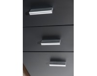 Vitrína Clif SV - dub san remo / grafit