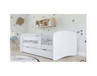 Jednolôžková posteľ s roštom a úložným priestorom Cocolino 80x160 cm - biela