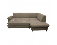 Rohová sedačka s rozkladom Cohen Roh P - hnedá