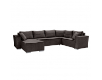 Rohová sedačka U s rozkladom Colin U Uni L/P - hnedá