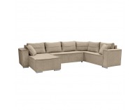 Rohová sedačka U s rozkladom Colin U Uni L/P - svetlohnedá