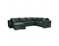 Rohová sedačka U s rozkladom Colin U Uni L/P - zelená