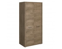 Dvojdverová šatníková skriňa Conrad 2D - dub lefkas