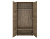 Dvojdverová šatníková skriňa Conrad 2D - dub lefkas