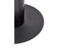 Okrúhly rozkladací jedálenský stôl Cristiano - čierny mramor / čierna