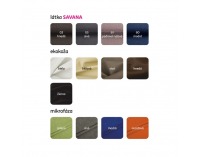 Konferenčné kreslo Cuba - sivá látka Coral