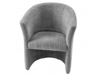 Konferenčné kreslo Cuba - sivá látka Coral