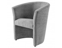 Konferenčné kreslo Cuba - sivá látka Coral