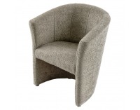 Konferenčné kreslo Cuba - sivobéžová (taupe) látka Coral