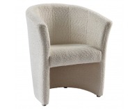 Konferenčné kreslo Cuba - smotanová látka Coral