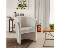 Konferenčné kreslo Cuba - smotanová látka Coral