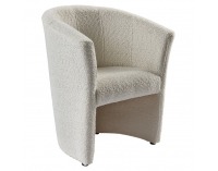 Konferenčné kreslo Cuba - smotanová látka Coral