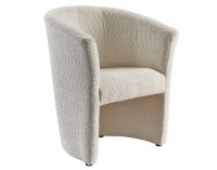 Konferenčné kreslo Cuba - smotanová látka Coral