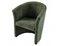 Konferenčné kreslo Cuba - zelená látka Coral