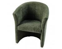 Konferenčné kreslo Cuba - zelená látka Coral