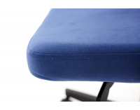 Kancelárska stolička s podrúčkami Cupra BS HD - tmavomodrá / čierna