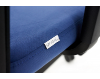 Kancelárska stolička s podrúčkami Cupra BS HD - tmavomodrá / čierna