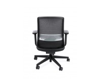 Kancelárska stolička s podrúčkami Cupra BS - sivá (Medley 05) / čierna